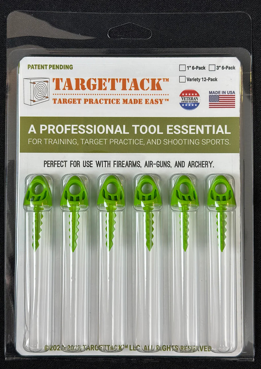 tactics タクティクス6点セット TargetTacks® 1-Inch (6-Pack) – Night Watchman Products
