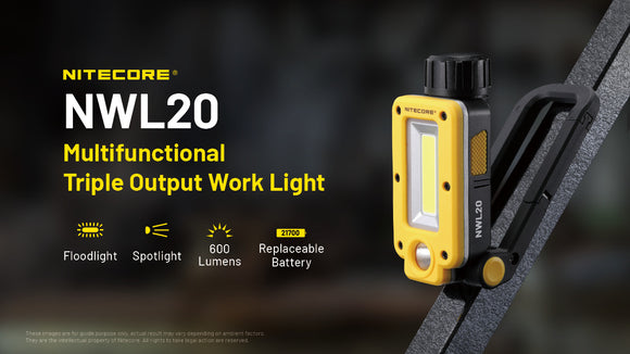 NWL20 - Work Light/lantern with Red Output
