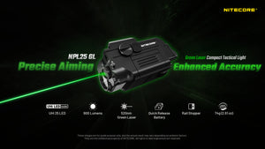 NPL25 GL - 900 Lumens - with Green Laser