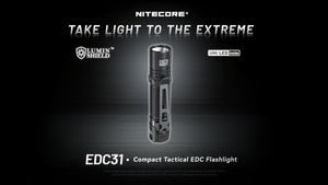 EDC31 - 3,500 Lumen Rechargeable Light (CLEARANCE - WAS $70)