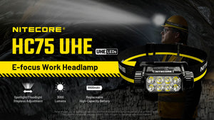 HC75 UHE - 3,000 Lumen - 21700 Battery Headlamp