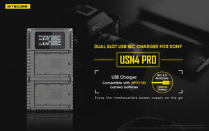 USN4 PRO SONY NP-FZ100 BATTERY CHARGER