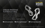 NSH10 Titanium Key Carabiner