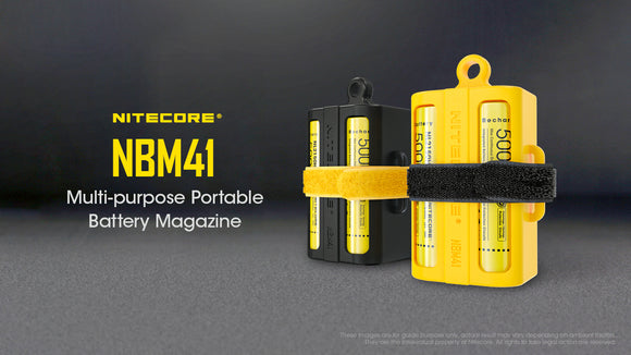 NBM41 Battery Magazine for 21700 Batteries - YELLOW