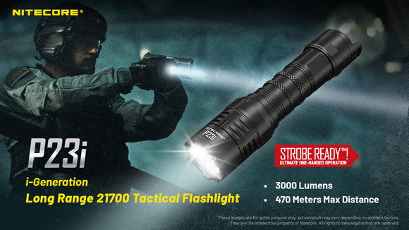 P23i - 3,000 Lumens - 470 Meter Throw